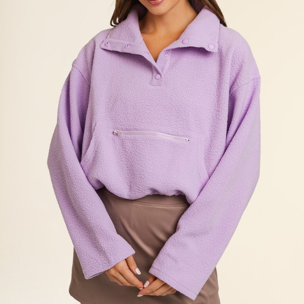 Boxy Fleece Pullover